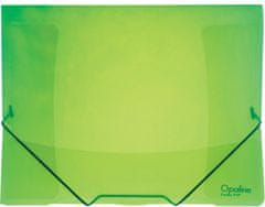 Karton P+P Karton P+P Desky Opaline s chlopněmi a gumičkou A4, zelené