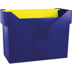 Donau Box na závěsné desky - plastový, modrý, obsahuje 5 ks desek