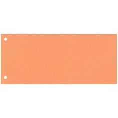 Q-Connect Papírový rozřazovač 1/3, oranžový, 100ks