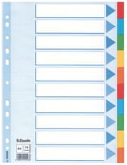 Esselte Papírový rozlišovač - A4, 10 barev