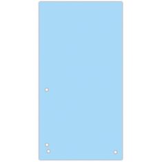Donau Papírové rozlišovače - 1/3 A4, 235x105 mm, 100 ks, modré