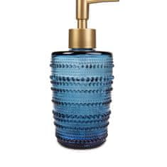 Homla Dávkovač mýdla | MONSATO | sklo modré | 8X8X17,8 cm | 866703 Homla