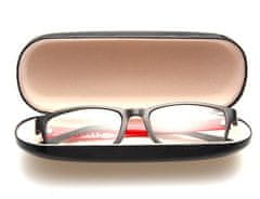 Camerazar Elegantní Tvrdé Pouzdro na Brýle, Černé, 17x8x5.5 cm