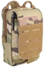 Camerazar Vojenský pánský bederní pás s Ledvinovým sáčkem, odolný materiál 1000D, rozměry 15x5x10 cm, vodotěsné přihrádky
