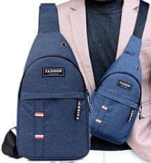 Camerazar Pánský sportovní batoh Urban, nepromokavý materiál Oxford Cloth, modrá barva, rozměry 17x31x6 cm