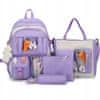 School Bag školní batoh s příslušenstvím, fialový