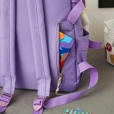 MG School Bag školní batoh s příslušenstvím, fialový