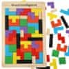 Dřevěný Tetris 40 dílků