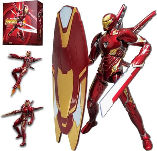 MARVEL Marvel - Sběratelská akční figurka - Infinity war Iron Man - Mark L.