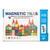 Magnetic Tiles Magnetická stavebnice pro děti sada 100ks – Magnetic Tiles