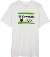 FOX triko FOX X KAWASAKI Premium 24 černo-bílo-zelené S