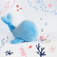 Kraftika Doudou plyšová modrá velryba 60 cm