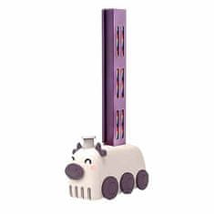 Vlak kravička – Elektrické automatické ukládání domino cihlový kostek
