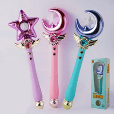 CAB Toys Kouzelná hůlka fialová s měsíčkem Magic Princes