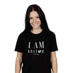 Kratom World I am kratom - Dámské tričko Černé Velikost M