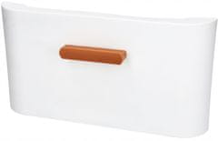Korbi Bílý skříň s třemi zásuvkami do koupelny, výška 60 cm, RG24