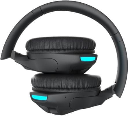 moderní bezdrátová sluchátka přes uši sencor SEP 800BT vyklápěcí mikrofon herní i hudební režim dlouhá výdrž na nabití baterie s vysokou kapacitou