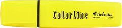 Victoria Zvýrazňovač "ColorLine", žlutá, 1-5mm
