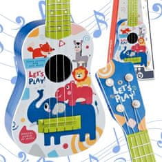 WOOPIE Dětská klasická kytara WOOPIE modrá 57cm