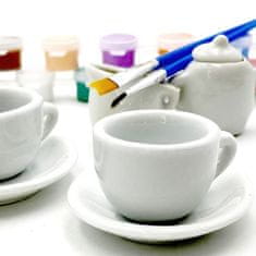 WOOPIE Keramický čajový servis WOOPIE pro malování