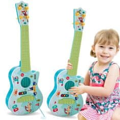 WOOPIE Akustická kytara WOOPIE pro děti zelená 43 cm