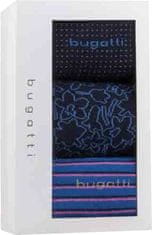 Bugatti 3 PACK - pánské ponožky 6366X-545 navy (Velikost 39-42)
