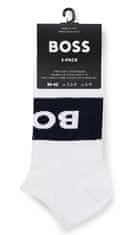 Hugo Boss 2 PACK - pánské ponožky BOSS 50467747-110 (Velikost 39-42)