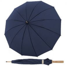 Doppler Nature Long Bamboo Deep Blue - EKO deštník