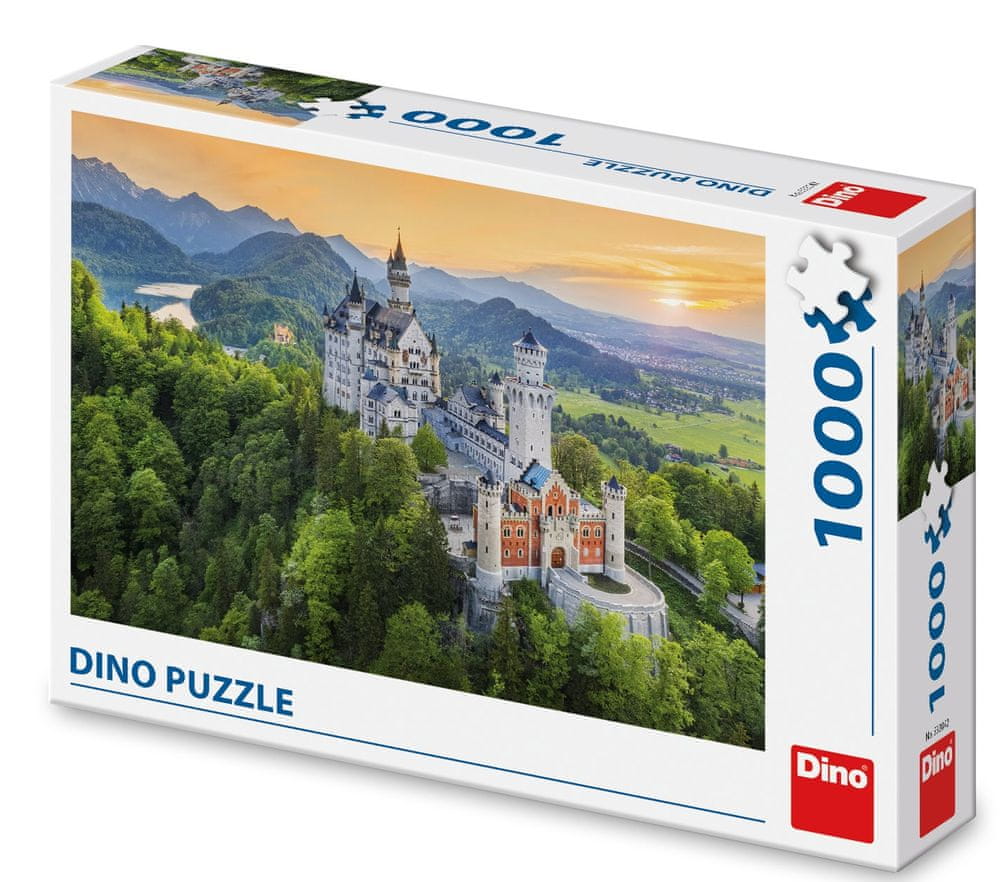 Levně Dino Puzzle jarní Neuschwanstein 1000