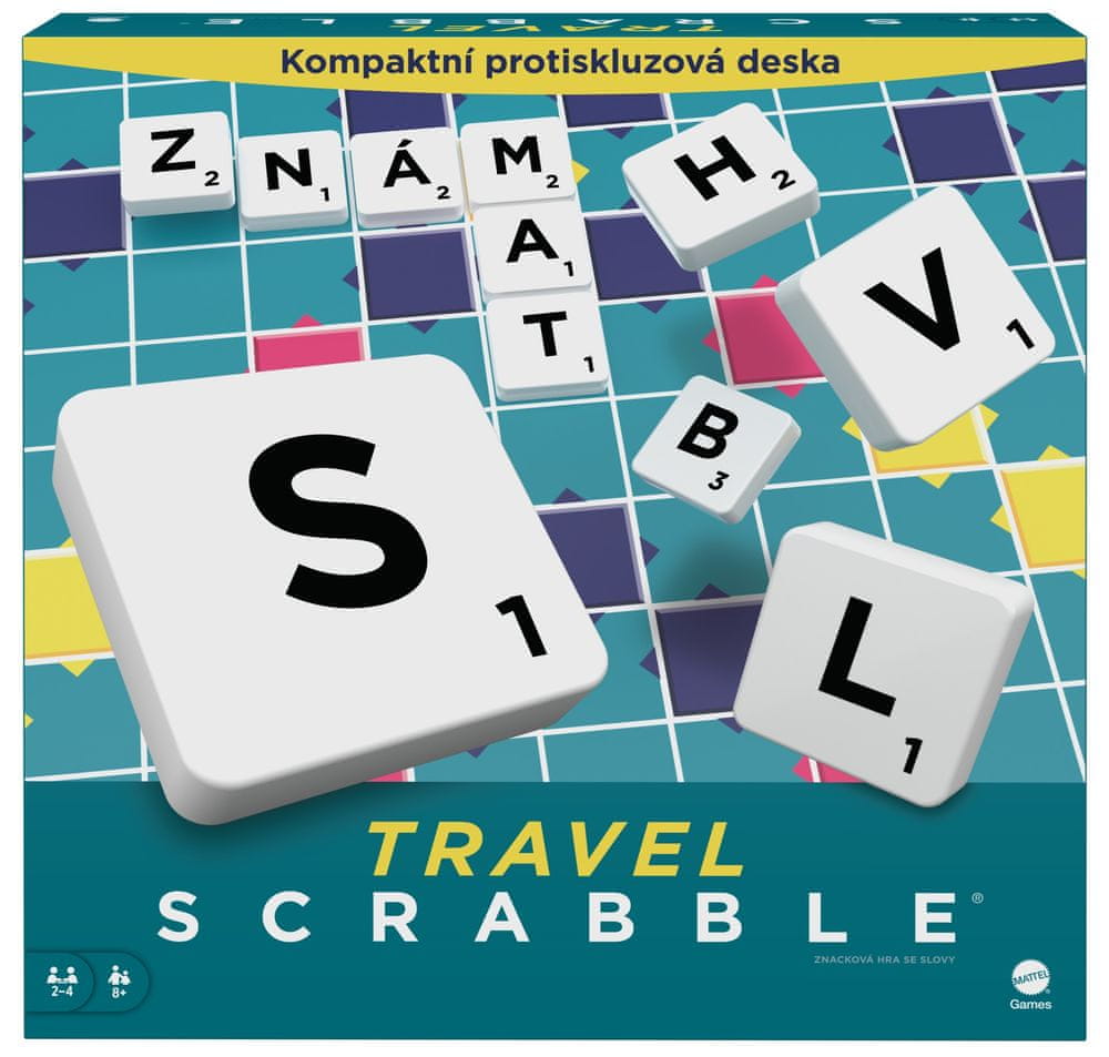 Levně Mattel Scrabble Cestovní CZ HYC80