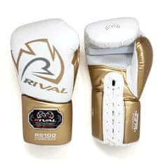 Noah Šněrovací Boxerské rukavice RIVAL RS100 Professional - zeleno/zlaté