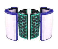 KOMA Hepa filtr a uhlíkový filtr pro čističky vzduchu Dyson HP04, TP04