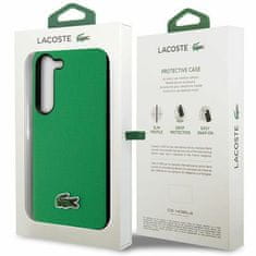 Lacoste Originální pouzdro hardcase Iconic Petit Pique MagSafe LCHMS24MPVCN pro Samsung Galaxy S24 Plus Green