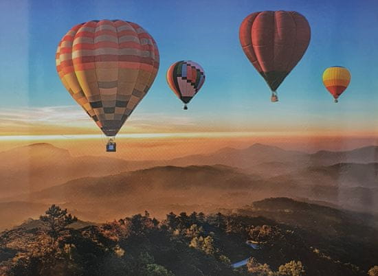 PUZZLE MATE Puzzle FLYING HOT AIR BALLOONS 1000 ks