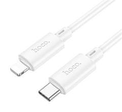 Hoco Data kabel X88 Gratifed, USB-C/Lightning (PD), PD20W, 1m, bílá