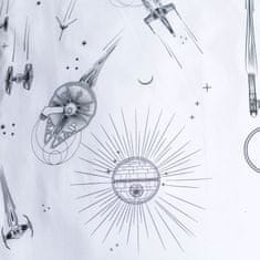 Jerry Fabrics  Povlečení Star Wars Death Star svítící efekt 140x200, 70x90 cm