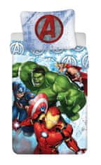 Jerry Fabrics  Povlečení Avengers Heroes 140x200, 70x90 cm