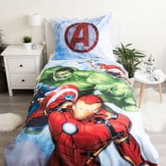 Jerry Fabrics  Povlečení Avengers Heroes 140x200, 70x90 cm
