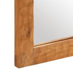 Petromila Koupelnové zrcadlo 50 x 70 x 2,5 cm masivní akácie a sklo