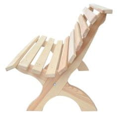 RETRO dřevěná lavice - PŘÍRODNÍ