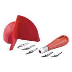 ESSDEE Sada nástrojů na linoryt (5 nožů + rukojeť + kryt