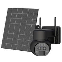 Secutek Duální 4G IP PTZ kamera se solárním panelem Y9-4G