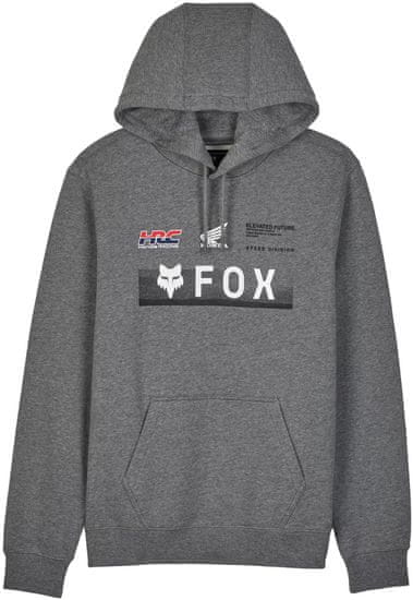FOX mikina FOX X HONDA fleece 24 heather graphite
