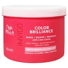 Wella Invigo Color Brilliance - vyživující maska pro normální vlasy, 500ml, chrání barvu před vyblednutím