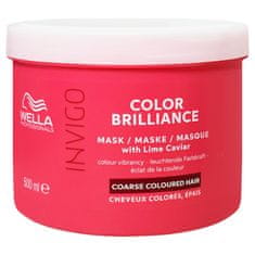 Wella Invigo Color Brilliance - posilující maska pro husté vlasy, 500ml, intenzivně vyživuje a vyhlazuje vlasy
