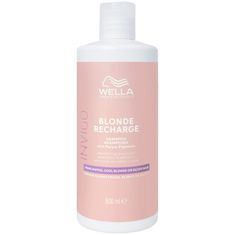 Wella Invigo Blonde Recharge Shampoo - šampon pro blond vlasy, 500ml, neutralizuje nežádoucí žluté tóny