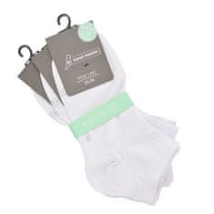 Zdravé Ponožky unisexové jednobarevné bavlněné kotníkové ponožky s ionty stříbra 93002 3pack, 39-42