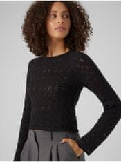 Vero Moda Černý dámský svetr Vero Moda Fabienne XL