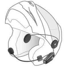 Interphone Bluetooth headset pro uzavřené a otevřené přilby U-COM8R, Twin Pack
