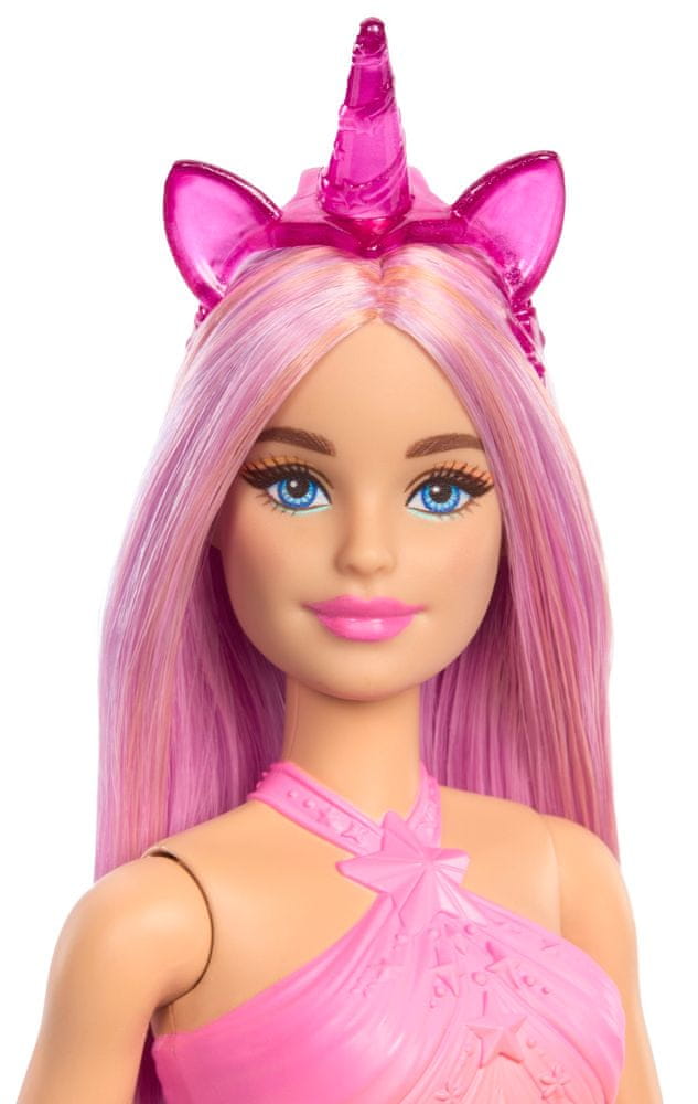 Levně Mattel Barbie Pohádková víla jednorožec - růžová HRR12